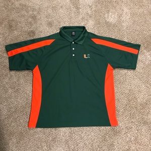 University of Miami golf polo